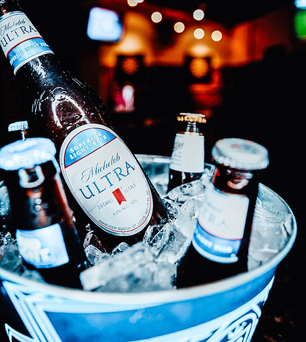 Cold beer during Happy Hour